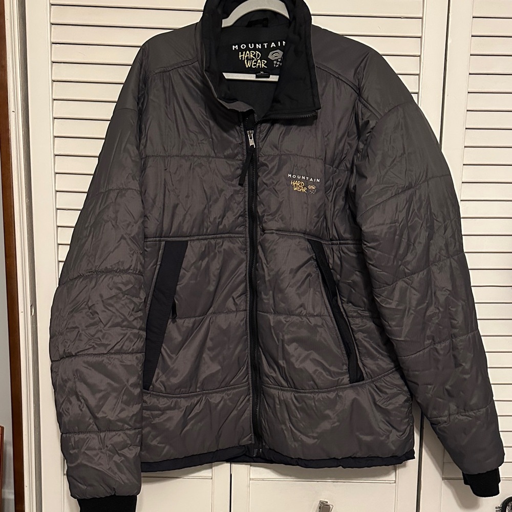 Mountain HardWear Men's Quilted Insulated Jacket - Charcoal Gray